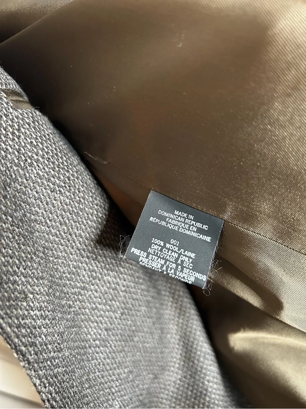 Bachrach Men's Gray Textured Sport Coat